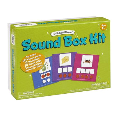 Really Good Phonics Sound Box Kit - Educational Toys, Reading Games for Kids, Learning Activities, Homeschool & Classroom Must Haves