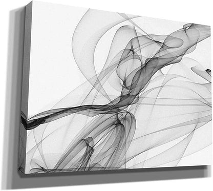 Epic Graffiti 'Abstract Black and White 18-21' by Irena Orlov, Canvas Wall Art, 54"x40"