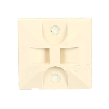 3M Cable Tie Mounting Base CTB1X1BGA-C, 2-way Adhesive Mount