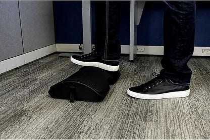 3M Foot Rest for Standing Desks, Two-Sided Rocking and Stationary for Sitting or Standing, Helps Reduce Leg and Foot Fatigue, Black (FR200B)