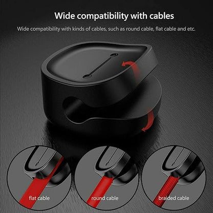 Baseus Peas Magnetic Cable Organiser - Black