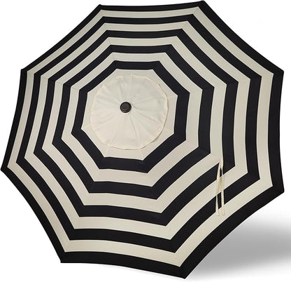 Blissun 9ft Patio Umbrella Replacement Canopy, Market Umbrella Top, Outdoor Table Umbrella Canopy for 8 Ribs, Canopy Only