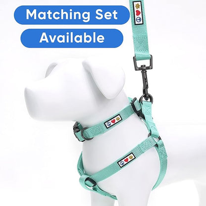 Pawtitas Solid Step-in Dog Harness – Adjustable No-Pull Vest for Puppies to Seniors, Safe & Comfortable XS Teal