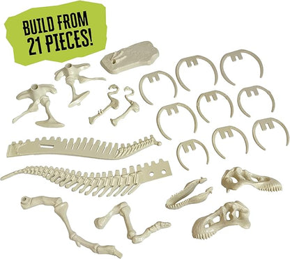 Thames & Kosmos Giant Dinosaur: T. Rex Skeleton Model | STEM Activity | Build a 26-in Long T. Rex Skeleton | Explore Paleontology & Learn Fun Dino Facts | Includes Manual with Step-by-Step Assembly