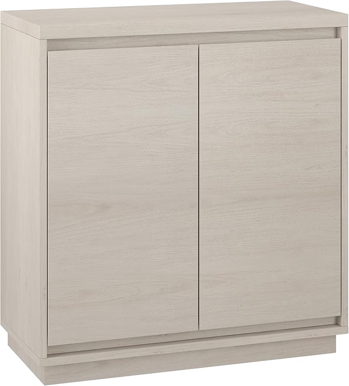 Henn&Hart Presque Accent Cabinet, 30" Wide, Alder White