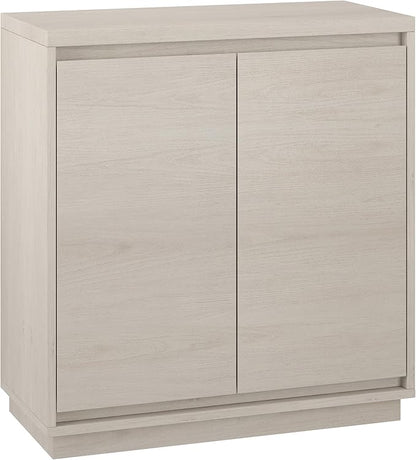 Henn&Hart Presque Accent Cabinet, 30" Wide, Alder White