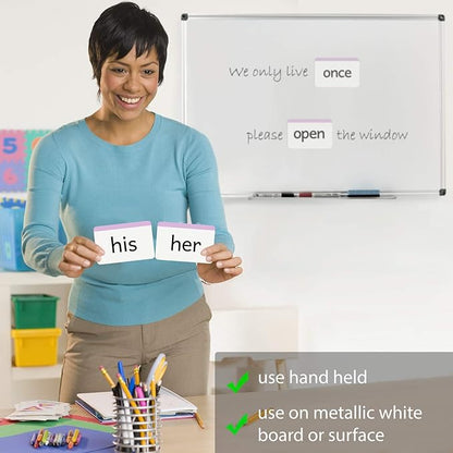 1st Grade Sight Words Magnetic Flash Cards(First Grade) - 41 Sturdy Large Dolch Cards for Literacy of Beginning Readers, Homeschool, Teachers and ESL