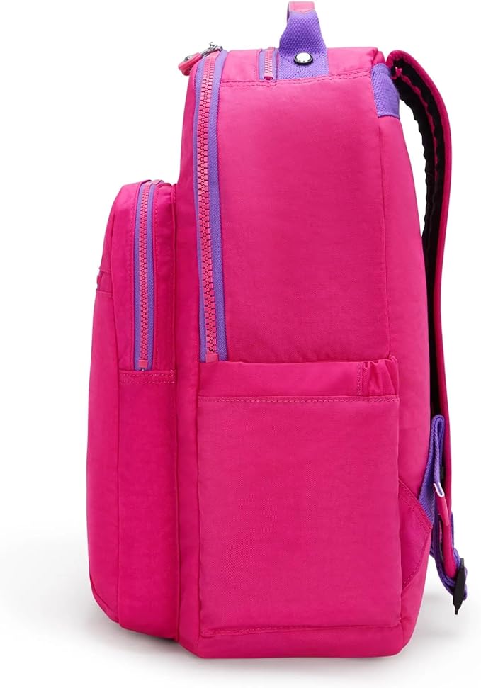 Kipling Women's Seoul 15" Laptop Backpack, Durable, Roomy with Padded Shoulder Straps, Built-In Protective Sleeve