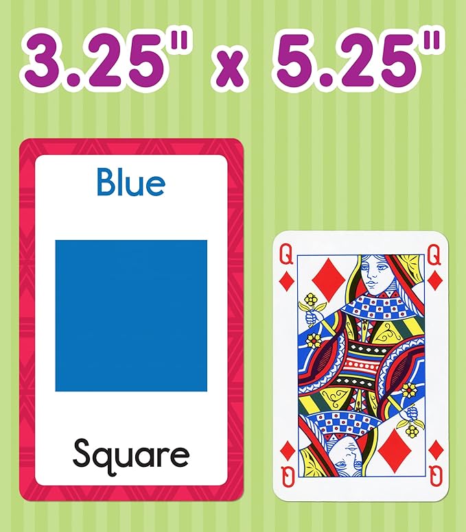 Carson Dellosa Toddler Flash Cards 4 Pack, Alphabet Flash Cards, Sight Word Flash Cards, Colors & Shapes Flash Cards, Number Flash Cards, Math & Phonics Kindergarten - Preschool Learning Activities 4+