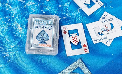 Bicycle Hoyle Summer Fun Pack Hoyle 6-in-1 Kids Card Games and 2 Decks of Clear Plastic Waterproof Playing Cards, Fast-Paced Family Game Night Playing Cards for Kids and Adults