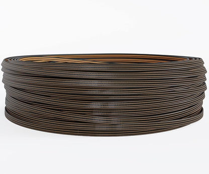 Gradient Dark Brown Wicker Repair Material Fix Kit Rattan Plastic Vinyl Material for Patio Furniture Chair, Sofa, Table Repair Replacement (1.1 LBS)