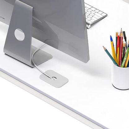 SHW 55 x 60 Inches Commercial-Grade L-Shape Corner Office Computer Desk, White