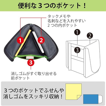 Kokuyo Pencil Case Neocritz Flat Navy (F-VBF160-1)