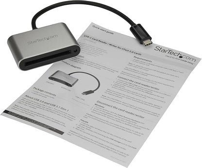 StarTech.com CFast Card Reader - USB C - Memory Card Reader - Card to USB-C - Portable CFast 2.0 Reader / Writer (CFASTRWU3C)