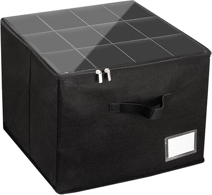 Shoe Organizer for Closet, Fits up to 12 Pairs, Foldable Shoe Storage Containers with Clear Cover, Large Adjustable Shoe Box Organizers, Space Saving Shoes Holder