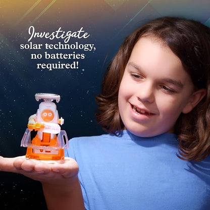 Thames & Kosmos SolarBots: Cosmic Explorers STEM Experiment Kit | Build 5 Solar-Powered Robots That Walk, Crawl, Spin & Roll, No Batteries Required, Solar Panel Included, Explore Solar Technology