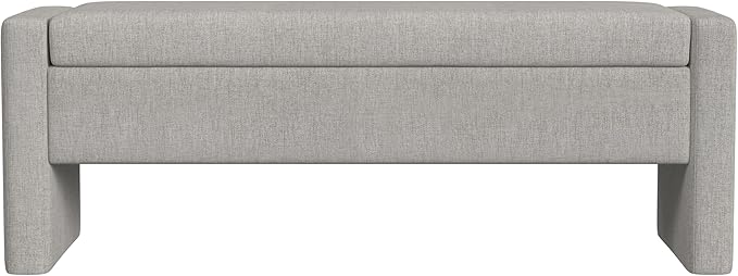 Copenhagen Modern Storage Bench Home Décor|Bench with Storage for Living Room & Bedroom - Plush Cream