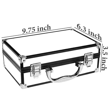 SHANY Carry All Make up Train Case with Pro Makeup Set, Beauty Brushes, Lipsticks, Eye Shadows, Blushes, Powders, and more - Reusable Cosmetics Storage Organizer - Premium Gift Packaging - Leopard