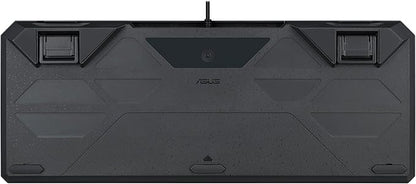 ASUS TUF Gaming K3 Gen II Wired USB Gaming Keyboard – 97-Key Compact Layout, Optical-Mechanical Red (Linear) Switches, PBT Keycaps, Detachable Top Plate, IP57 Waterproofing, PC/Mac Support - Black
