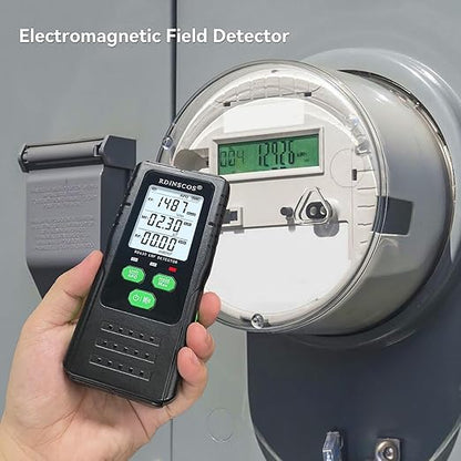EMF Detector, Detect All 3 Types of Electromagnetic Radiation Field in 1 EMF Meter for Cell Towers, and Smart Meters, EMF Reader for Home, Office (RD630)