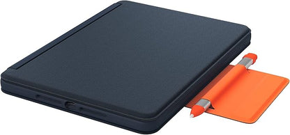 Logitech Rugged Combo 3 Touch iPad® Keyboard Case with Trackpad and Smart Connector for iPad (7th, 8th and 9th Generation) for Education - Classic Blue
