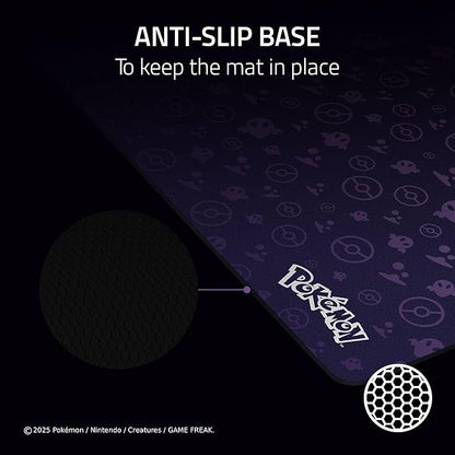 Razer Gigantus V2 XXL Gaming Mouse Pad: Textured Micro-Weave Cloth Surface - Thick, High-Density Rubber Foam - Anti-Slip Base - Pokemon Gengar Edition