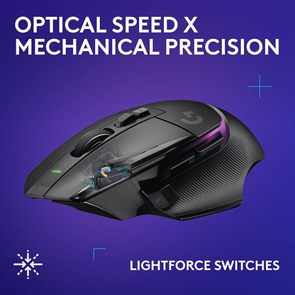 Logitech G502 X Plus Lightspeed Wireless Gaming Mouse + G515 TKL Wireless Gaming Keyboard (Tactile) Bundle: Black