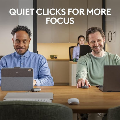 Logitech MX Anywhere 3S Compact Wireless Mouse, Fast Scrolling, 8K DPI Any-Surface Tracking, Quiet Clicks, Programmable Buttons, USB C, Bluetooth, Windows PC, Linux, Chrome, Mac - Black (Renewed)