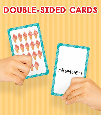 Carson Dellosa Toddler Flash Cards 4 Pack, Alphabet Flash Cards, Sight Word Flash Cards, Colors & Shapes Flash Cards, Number Flash Cards, Math & Phonics Kindergarten - Preschool Learning Activities 4+