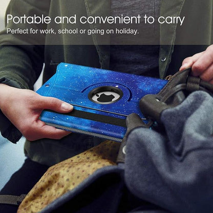 Fintie Rotating Case for iPad Air (3rd Gen) 10.5" 2019 / iPad Pro 10.5" 2017 with Built-in Pencil Holder - 360 Degree Rotating Stand Protective Cover, Auto Sleep/Wake (Starry Sky)