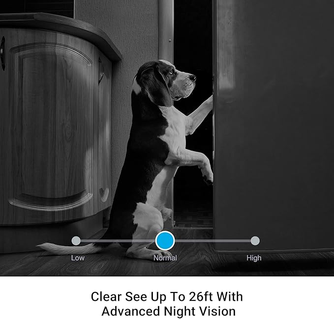 Zmodo Mini Pro, 1080P Plug-in WiFi Security Camera, Indoor Smart Camera with AI Motion Detection, Pet Nanny Cam, Night Vision, 2-Way Audio, Phone App, Compatible with Alexa & Google Assistant.