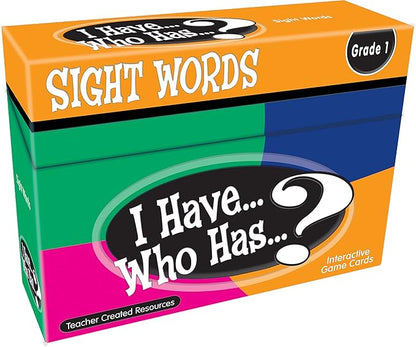 Teacher Created Resources I Have, Who Has Sight Words Game Grade 1