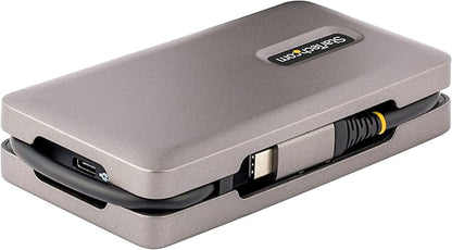 StarTech.com USB-C Docking Station for MacBook Pro M1 M2 M3 M4 and Windows, 4K 60Hz HDMI, HDR, USB 10Gbps Hub, 100W Laptop Charging, GbE, 1ft/30cm Cable