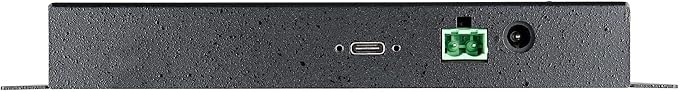 StarTech.com 4-Port USB C Hub 10Gbps - Metal Industrial USB Type-C Hub w/ 3xUSB-A & 1xUSB-C - ESD & Surge Protection - USB-C or USB-A Host - Self-Powered Mountable USB 3.2 Gen 2 Hub, TAA