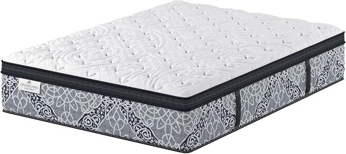 Kingsdown Firm Euro Pillow Top Hybrid Twin XL Mattress Cooling Gel Memory Foam Layer Multi-Layered Motion Isolation Cool Sleep Quilted Top Luxury Mattresses, 15-inch, Passions Engleson