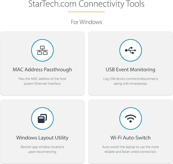 StarTech.com USB 3.0 Dual Monitor Docking Station with HDMI & DVI/VGA, 6x USB-A Ports, Ethernet, Audio & USB Type-A Hub, Universal Laptop Dock - Windows/macOS/ChromeOS, TAA (USB3SDOCKHD)