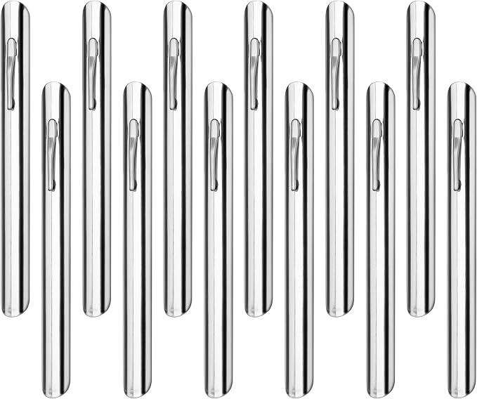 New Star Foodservice 22827 Aluminum Table Crumber 6-Inch, Set of 12, Silver