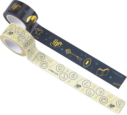 Moleskine Wizarding World Harry Potter Limited Edition Spells Collection Washi Tape, Set of 2 Rolls