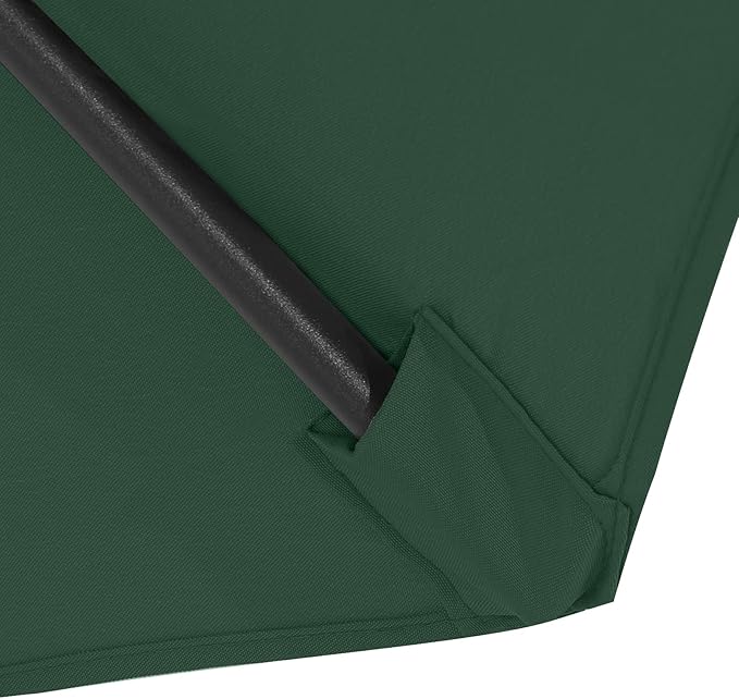 MASTERCANOPY Patio Umbrella 7.5 ft Replacement Canopy for 6 Ribs-Forset Green Canopy Only