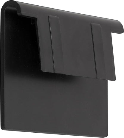 Akro-Mils 40410 Extended Label Holder for Akro-Mils Shelf Bins and ShelfMax Bins, Black, (24-Pack)