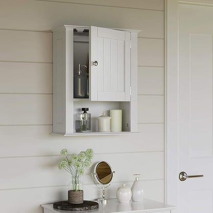 RiverRidge Ashland Bathroom Storage Cabinet Bundle with Shelves and Drawer