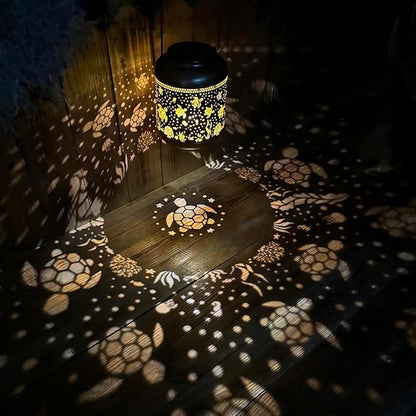 2 Pack Sea Turtle Solar Lanterns Outdoor Waterproof,Hanging Solar Lights Sea Turtle Gifts for Women Metal LED Decorative Light for Yard,Patio,Lawn,Tabletop,Pathway,Landscape,Garden Decor