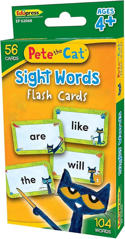 Pete The Cat® Sight Words Flash Cards (EP62068)
