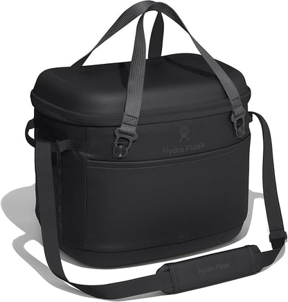 Hydro Flask Carryout Cooler - Insulated Portable Soft Cooler - 30 L Capacity in Black