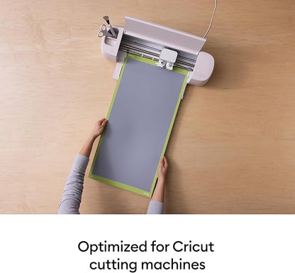 Cricut LightGrip Cutting Mats 12in x 24in, Reusable Cutting Mats for Crafts with Protective Film, Use with Printer Paper, Vellum, Light Cardstock & More for Cricut Explore & Maker (3 Count)