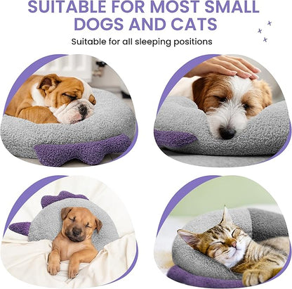 Dog Calming Pillow - Soft Neck Pillow for Dogs, Washable Sleep Pillow for Better Sleep, Reduces Anxiety, Gift for Small/Medium/Large Dogs and Cats