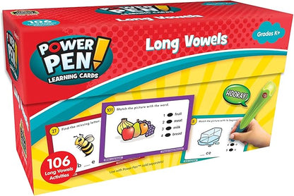 Teacher Created Resources Power Pen Learning Cards: Long Vowels (TCR6102)