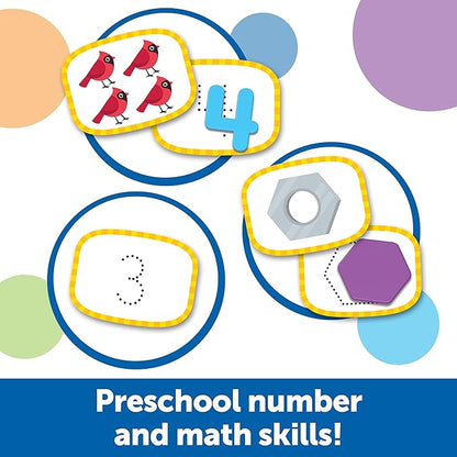 Learning Resources Skill Builders! Preschool Numbers - Back to School Supplies, Teacher Must Haves, Toddler Learning Activities, Ages 3+