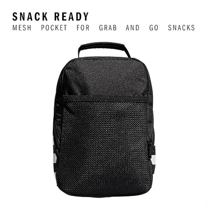 adidas Unisex Santiago Lunch Bag Cooler for Women and Men, Insulated Food Container Box with Mesh Pocket