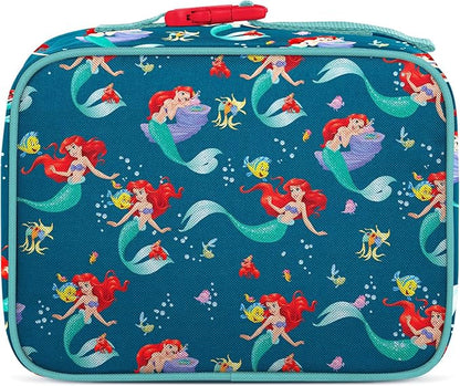 Simple Modern Disney Kids Lunch Box for School | Reusable Insulated Lunch Bag for Toddler, Girl, and Boy | Meal Containers with Exterior & Interior Pockets | Hadley Collection | Ariel's Day Dream
